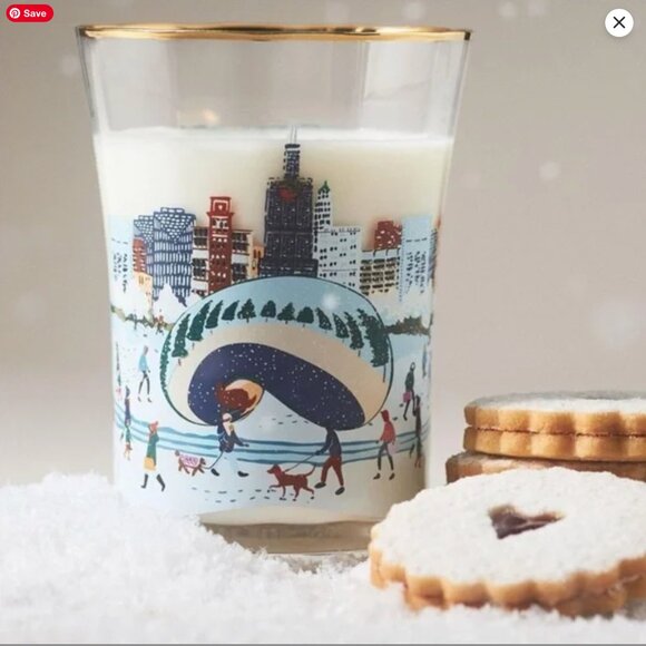 Chicago "Holiday in the City" Juice Glass - 2024 - Picture 1 of 2